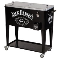 Jack Daniel's Lifestyle Products 80 Qt. Rolling Cooler JDL1099
